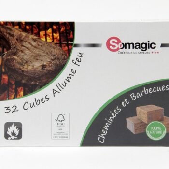 Allume feu BBQ x32 cube 100% naturel